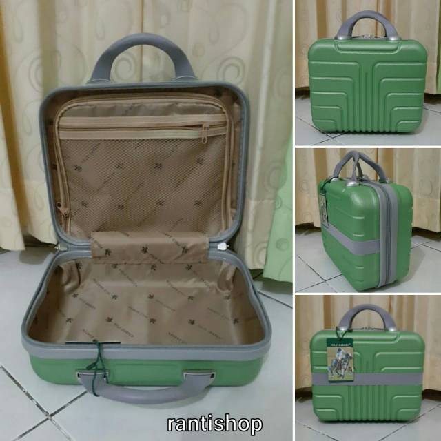 Mini Koper Polo Garden / Beauty Case (Hijau)