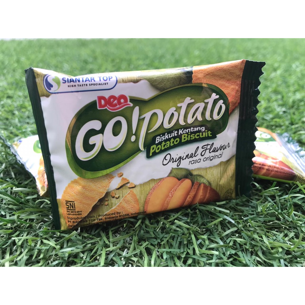 

Go Potato Original - Biskuit Kentang Siantar Top 10 gr