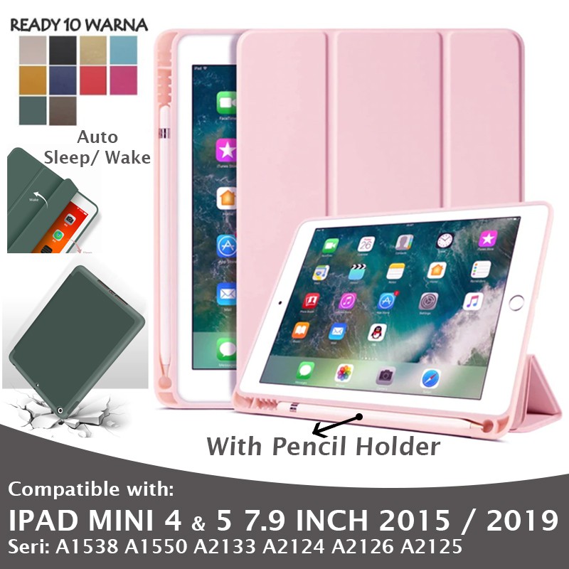 iPad Mini 4 5 Gen 4th 5th 7.9 inc 2019 Smar   t Flip Case