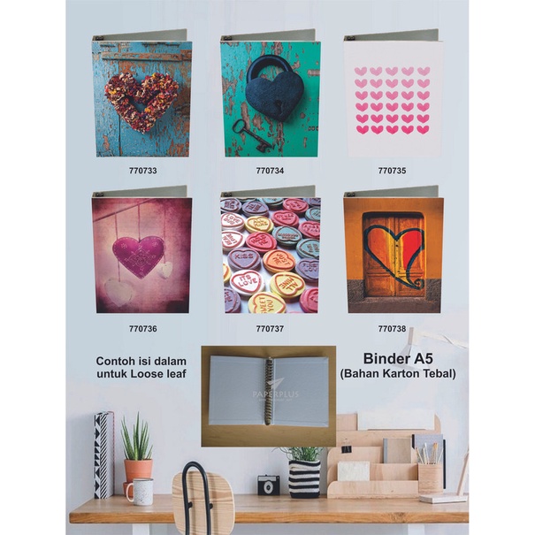 

Binder A5 / Binder Note A5 / Love / Set 2977