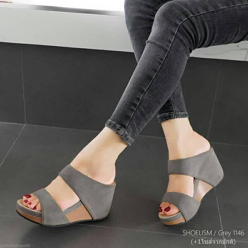 sandal wedges wanita banduo sandal selop sandal kondangan buatan indonesia