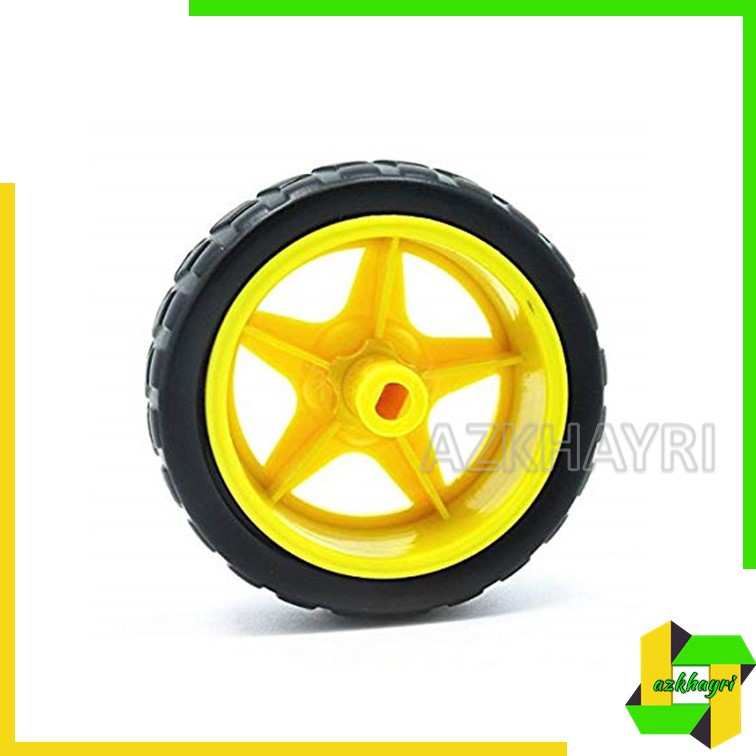 RODA BAN WHEEL SMART CAR ROBOT MOBIL ARDUINO