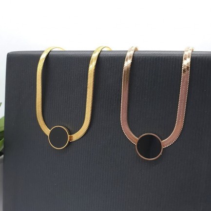 Kalung Kalung Titanium Kalung Titanium Wanita Kalung Wanita Kalung Fashion Kalung Emas Titanium Cewe