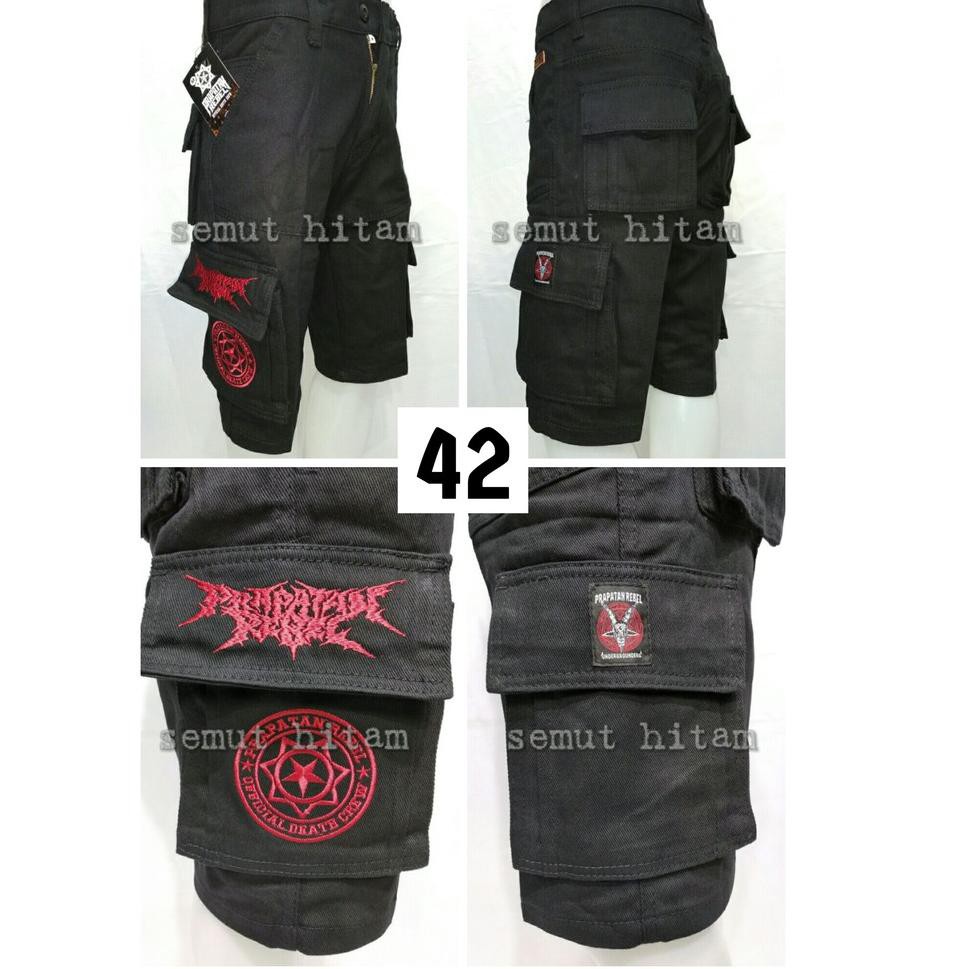 qwg 73 Celana Cargo Pendek Kempol Pendek PDL Metal Punk qwg 73 Celana Cargo Pendek Kempol Pendek PDL Metal Punk