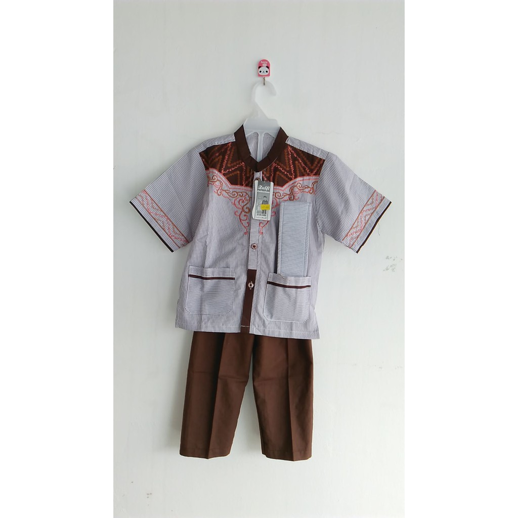 Setelan Koko Anak motif garis