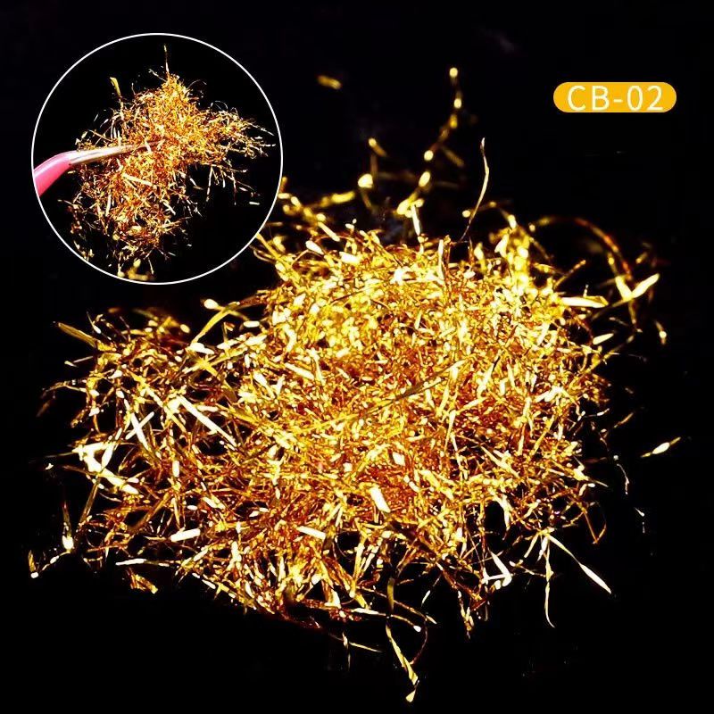 NAIL STRING HIASAN NAILART GLITTER FLAKES / FLAKES LIDI HIASAN NAILART RHINSTONE