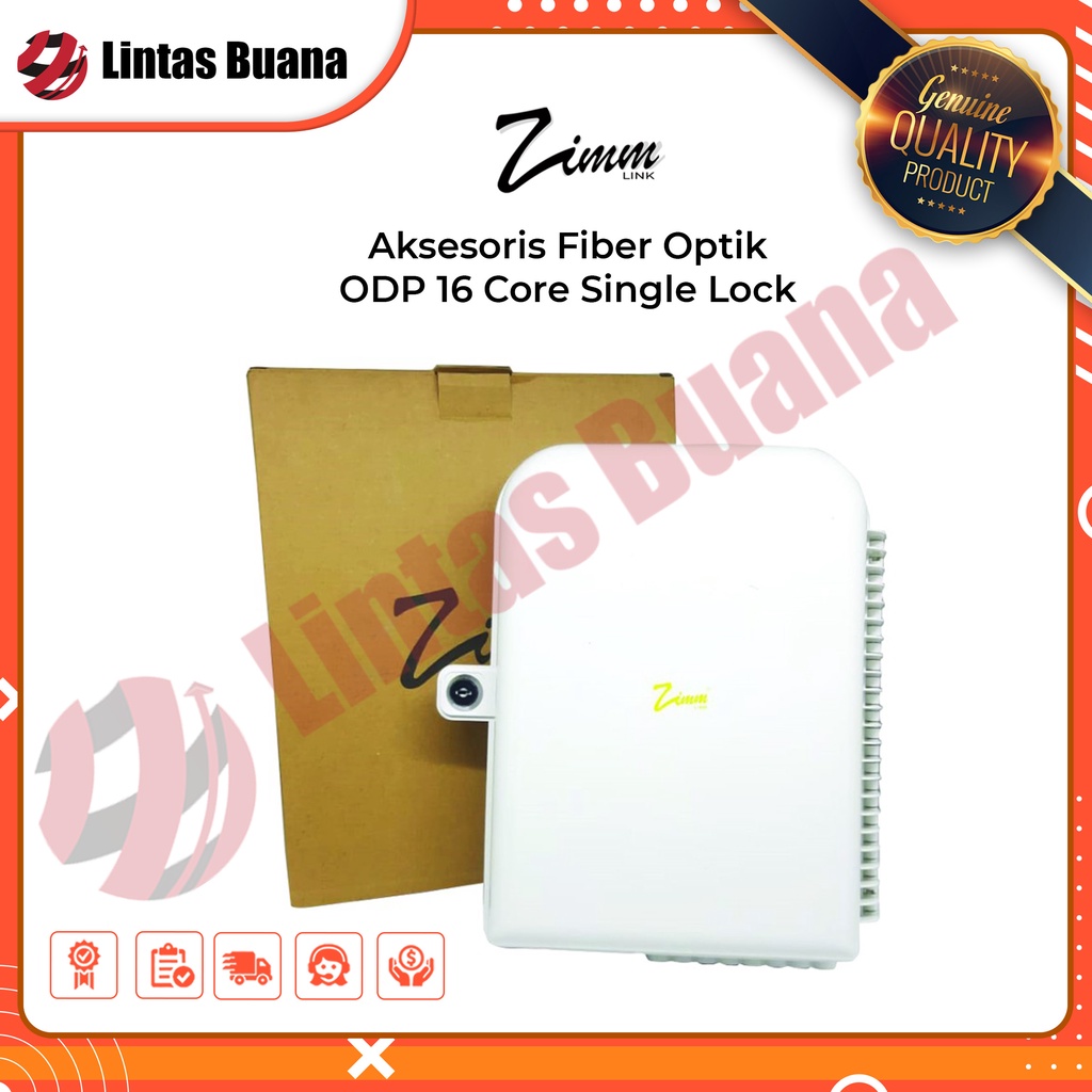 FTTH ODP 16 Core  Single Lock Optical Distribution Box 16c SC FC Fiber Optik Box dengan Accesoris