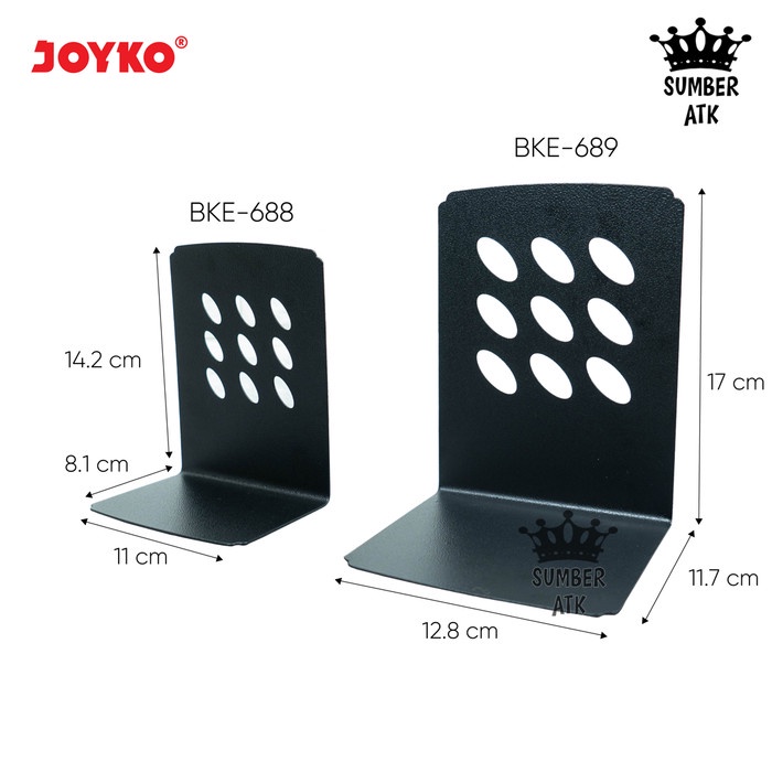 

Mantap Sandaran Penahan Pembatas Buku Book End Joyko Bke-688 Bke-689 Hot Sale
