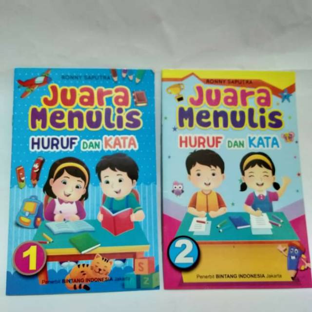 Buku Juara Menulis Huruf dan Kata