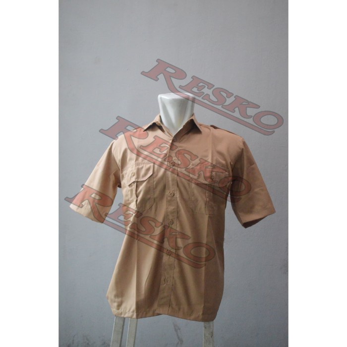 [COD] Baju Seragam Pramuka Lengan Pendek SD,SMP,SMA - Seragam Sekolah Resko - T-anak TERPERCAYA