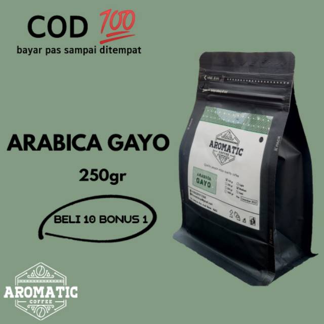 

Bubuk Kopi Arabica Gayo 250 Gram Khas Aceh