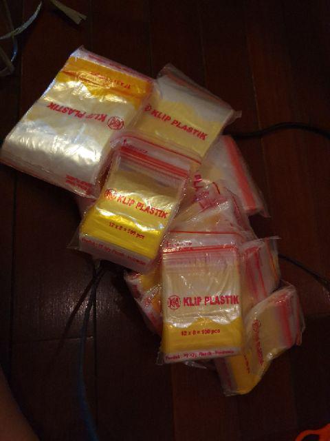 Plastik Klip 11x17 17x11 Sedang Obat Aksesoris Jepit Spare Part Kue Stationery