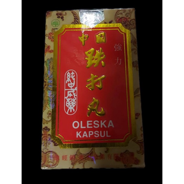 CHINESE TIE TA WAN OLESKA KAPSUL 24BTR OBAT HERBAL AMSIONG tieh ta wan jamu kamlang memar keseleo bengkak jatuh asli ori impor cina