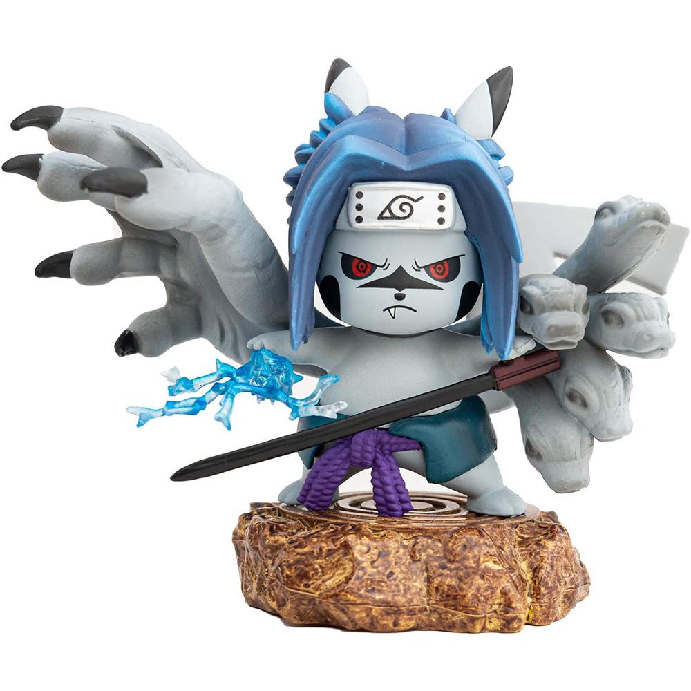 Lanfy Actions Figure Hadiah Ulang Tahun Mainan Anak Sasuke Uchiha Pokemon Anime Model Naruto Figure