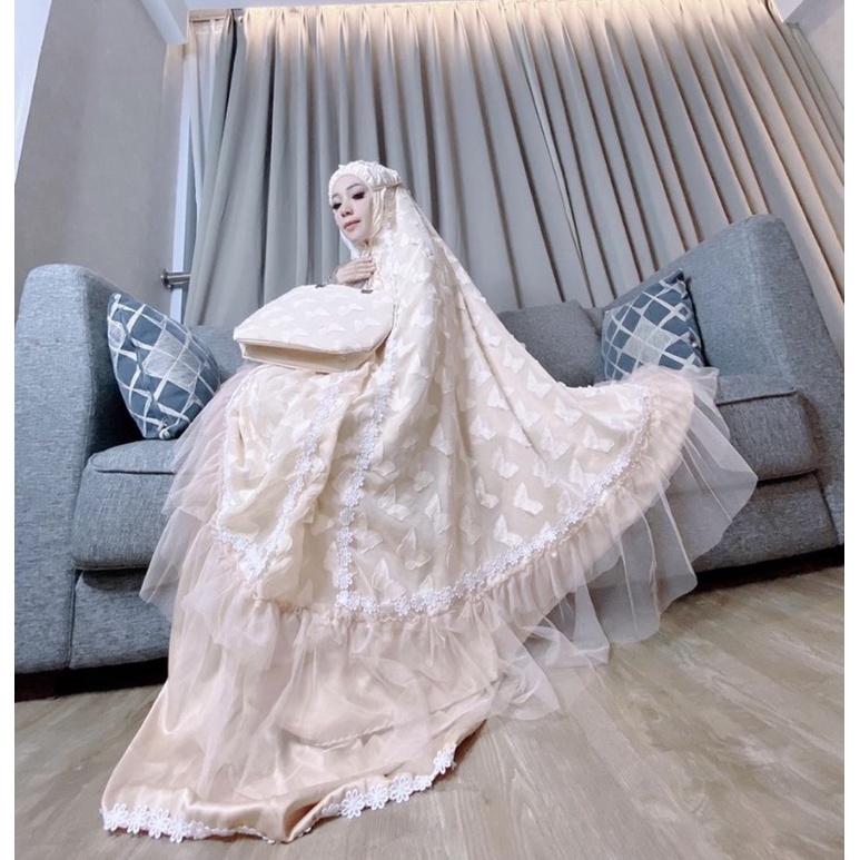 MUKENA MEWAH RUBIAH 3D TAS BEHEL MEWAH / MUKENA AKAD / MUKENA KADO