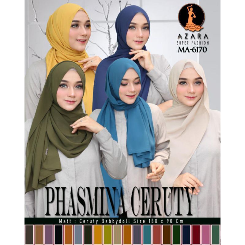 Azara Pashmina Ceruty