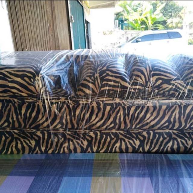 Cover sofa bed INOAC bahan BLUDRU ukuran 200x180x20