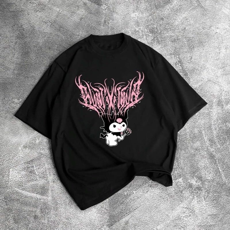 OVERSIZE KUROMI / ATASAN T-SHIRT KUROMI / KAOS WANITA TERMURA
