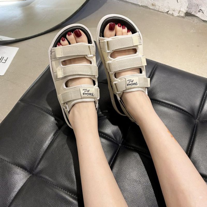 COD POS T018 FREE DUS/KOTAK Sandal Tali Wanita Premium Korea sandal tali Gunung Cewek