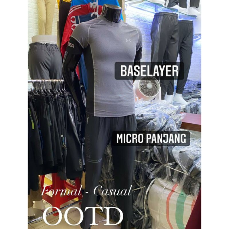 ST MANSET PENDEK BASELAYER OLAHRAGA PRIA BAJU DALAM IMPOR GROSIR