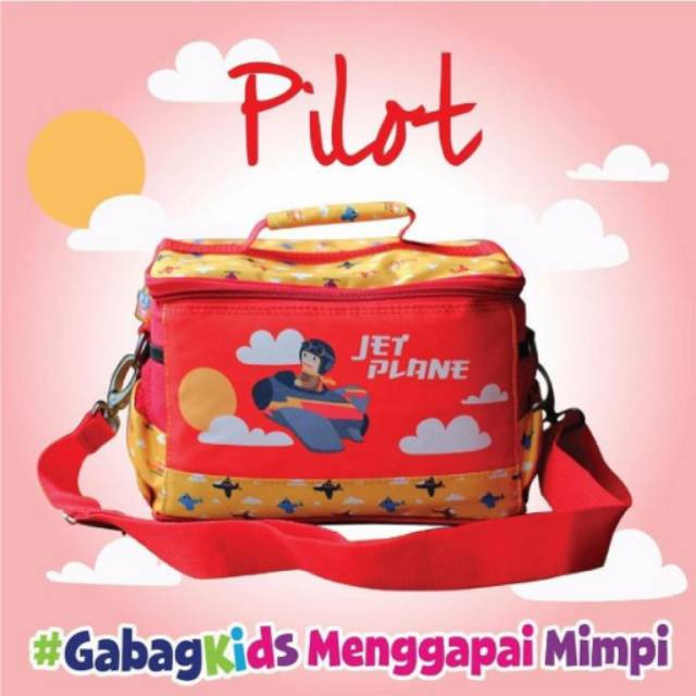 MyG - JVK - GABAG Kids Thermal Lunch Box Punicorn - Musically - Astronot - Pilot