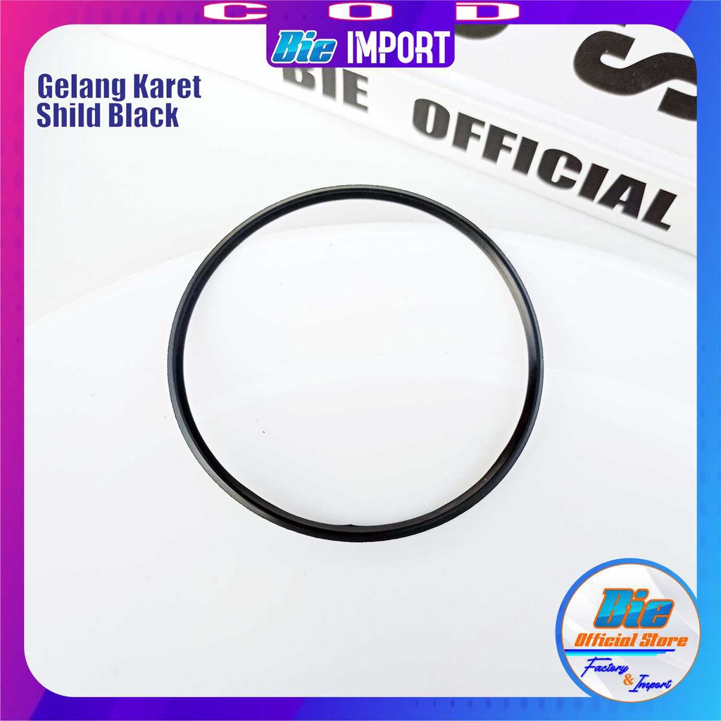 Gelang Karet Shild Black Series Impor Best Seller