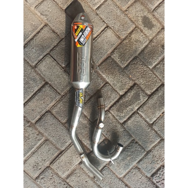 knalpot rocket 4 kompetisi klx crf150l wr155