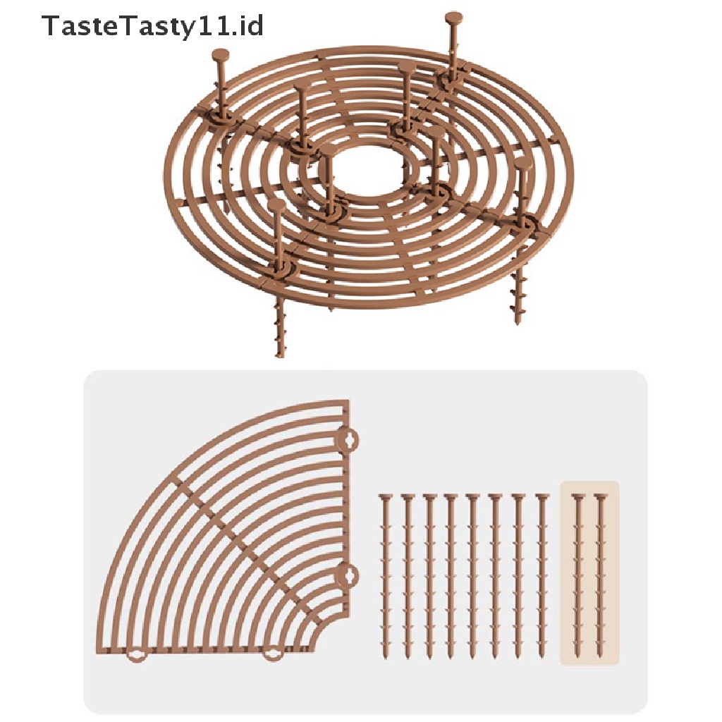 【TasteTasty】 1pc Plant Pot Grid Flower Pot Cover Flower Protection Accessories Garden Plant .