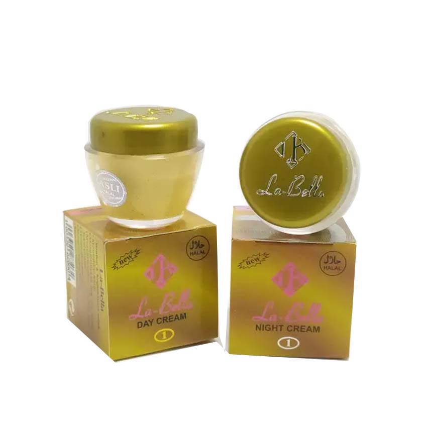 Cream Wajah Labella Gold Siang Malam - Day - Night Cream