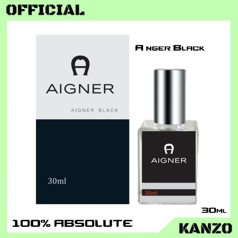 Kanzo - Parfum Aigner Black 30ml Premium / Parfum Pria Aigner 30ml Best seller / Parfum Tahan Lama