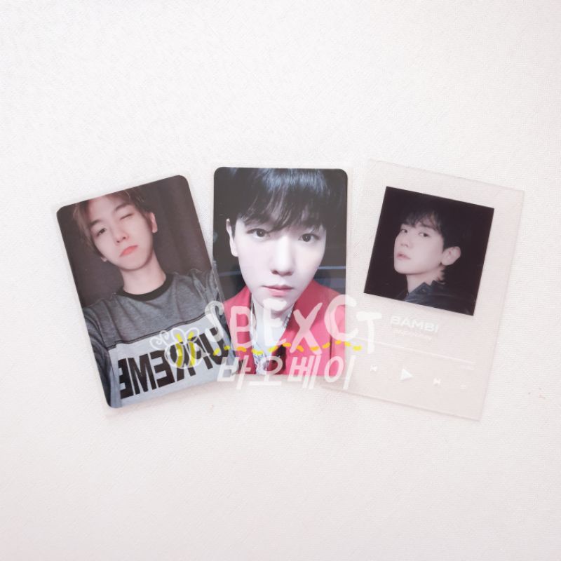 official Photocard pc exo Baekhyun obsession andante, Bambi photobook ver