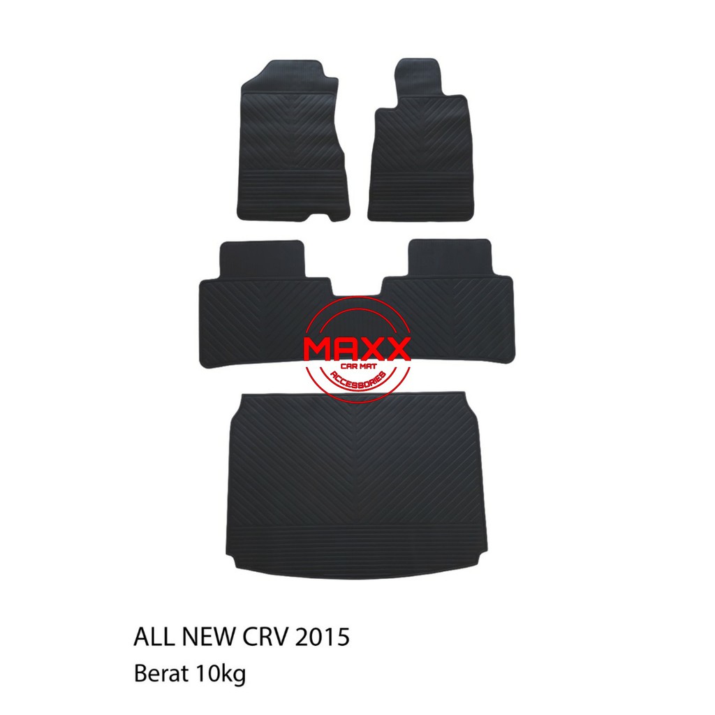 Karpet Mobil Logo-Karpet Karet Honda All New CRV 2015 Full Set
