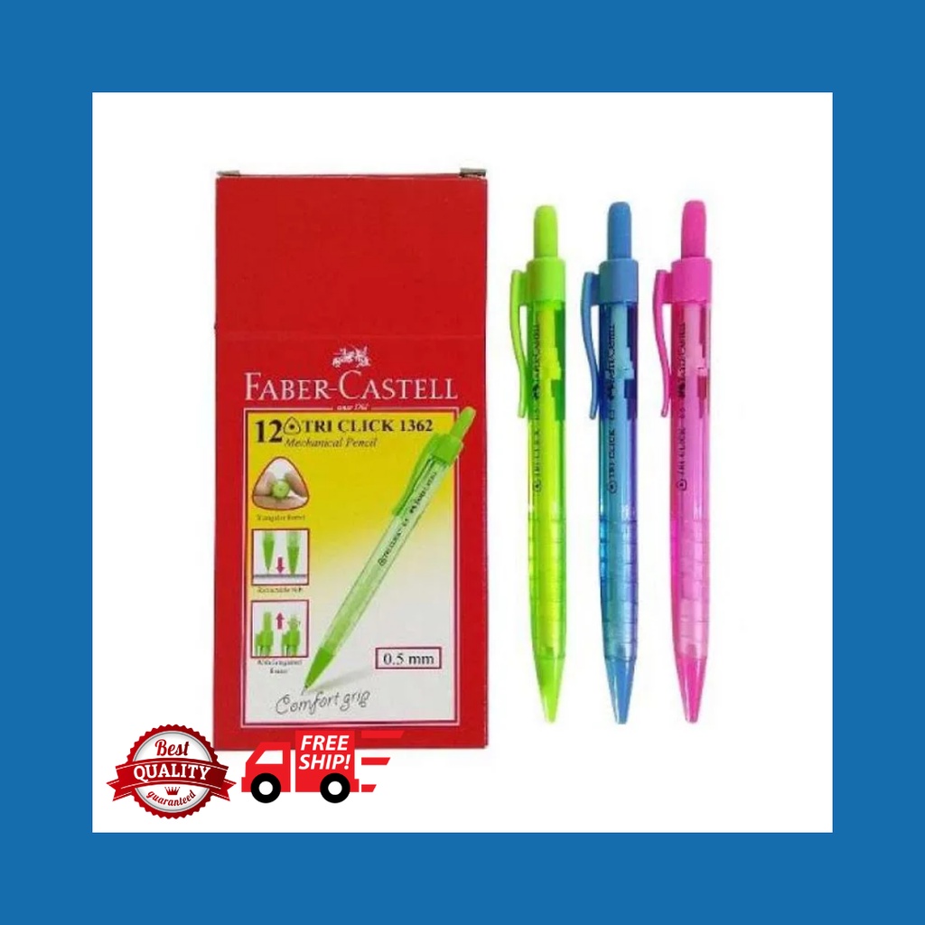 

PENSIL MEKANIK 0.5 FABER CASTELL TRI CLICK 1362