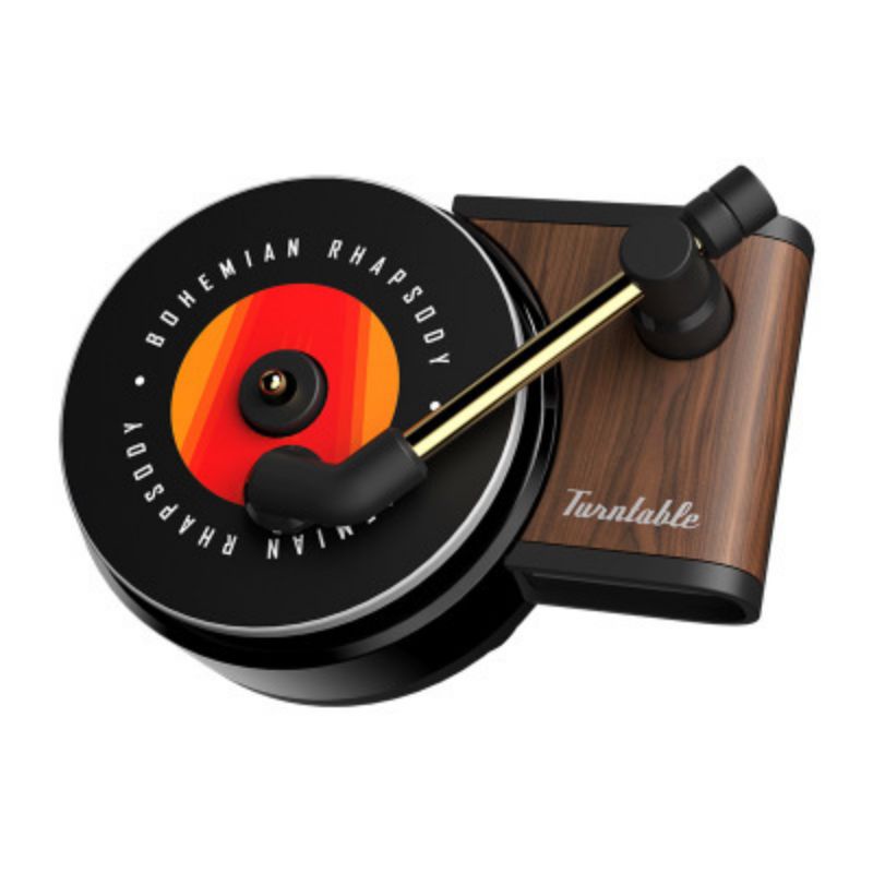 Farfum Mobil Car Fresh Aromatherapy Pengharum Bentuk Phonoghraph Vinyl Record Elegant  Pewangi Kendaraan