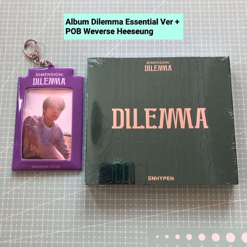 ENHYPEN DIMENSION : DILEMMA ESSENTIAL VER SEALED + POB WEVERSE HEESEUNG
