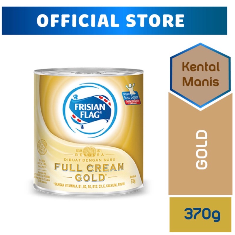 

Frisian Flag Susu Kental Manis Gold Kaleng 370gr