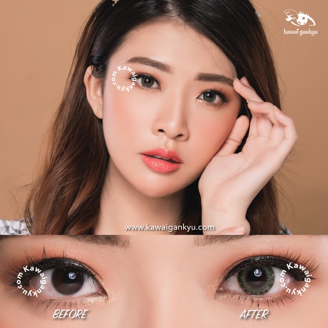 KawaiGankyu softlens - Princess Enpriss lighting green (1botol)