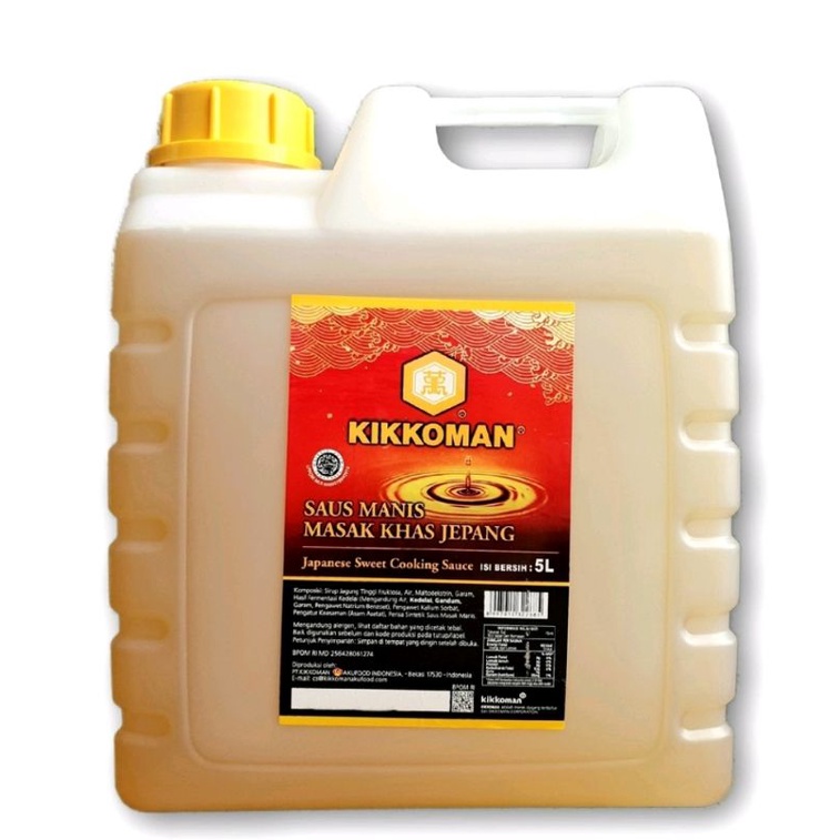 

Mirin Halal Kikkoman.Japanese Sweet Cooking Sauce 5L Jirigen