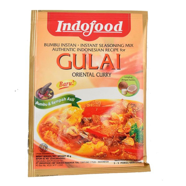

INDOFOOD Bumbu Instant Gulai 45gr