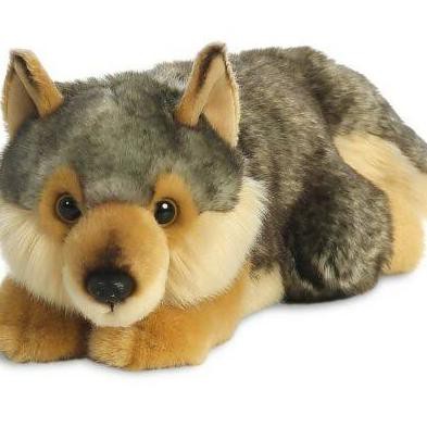 NEW Boneka Hewan Serigala Artic (Artic Wolf) BERKUALITAS