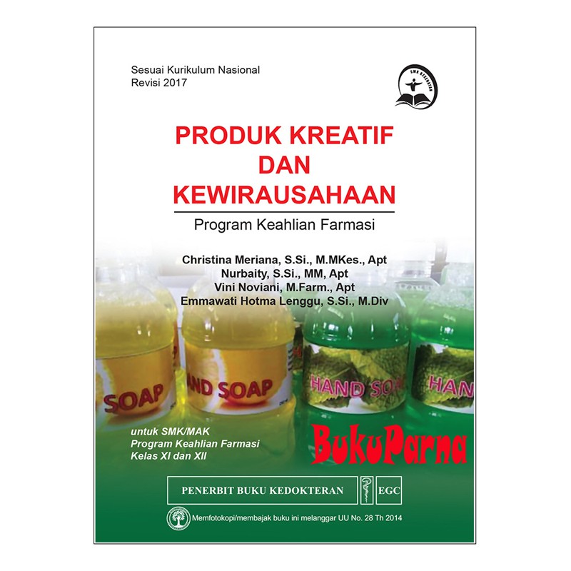 Buku Produk Kreatif Kewirausahaan Program Keahlian 