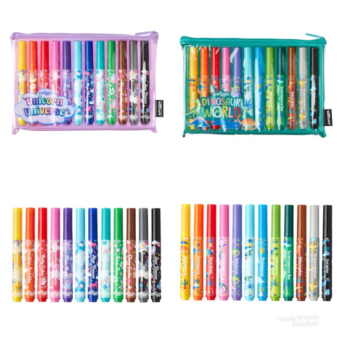 

(TERLARIS) SMIGGLE SCENTED MARKER PACK - SPIDOL WANGI SMIGGLE ISI 12 - Unicorn