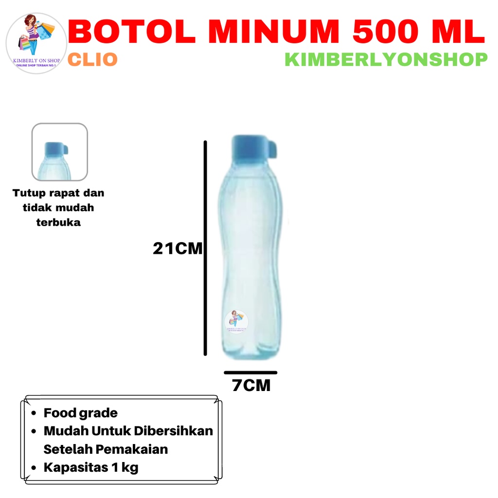 Botol minum 500 ml  Botol minum plastik Botol minum anak  Souvenir