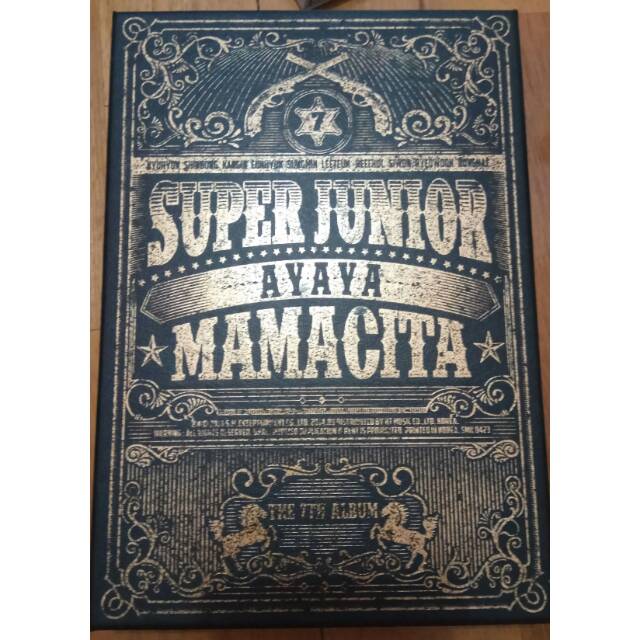 POSTER ONLY Super Junior Mamacita Album ver. A Ryeowook photocard