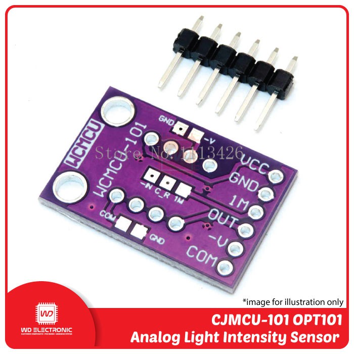 CJMCU-101 WCMCU-101 OPT101 Analog Light Intensity Sensor module