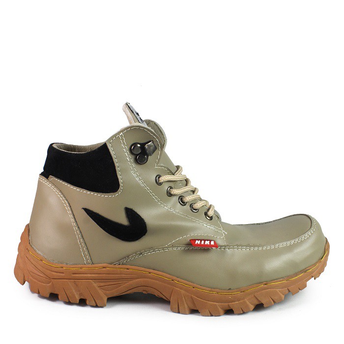 MS - Sepatu Gunung Boots Safety Pria Nike TRACKING Bots Ujung Besi Outdoor Hiking Anti Selip Murah