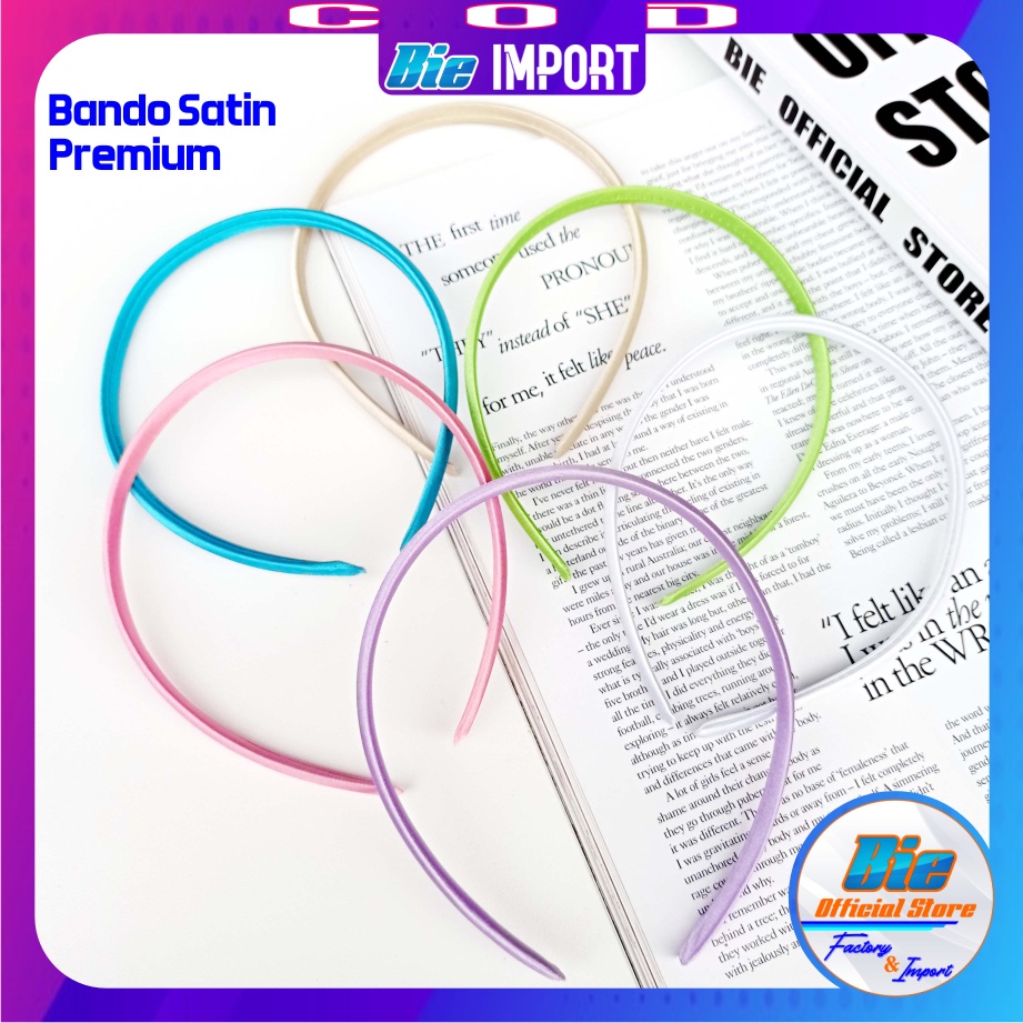 Bando Satin Korea Premium Size 0,7 Cm impor Best Seller