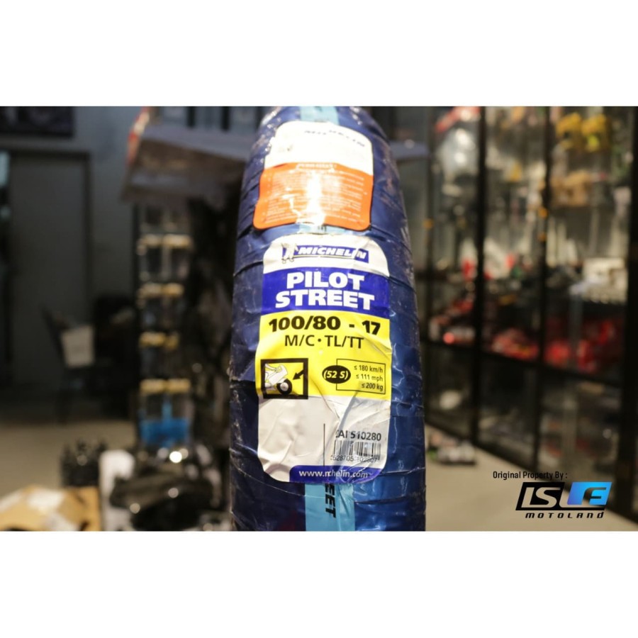 Ban MICHELIN Pilot Street 100/80 R 17