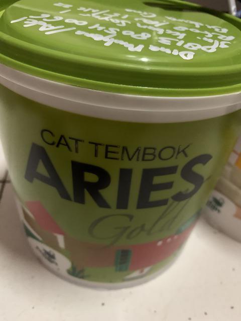Cat Tembok Plafon Aries Gold 4,5kg Avian Brands