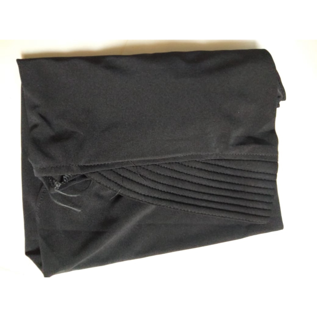 Bergo instan ZAHRA KIDS Hijab kekinian Jilbab terbaru 2021 Kerudung anak-anak syar'i-Hitam